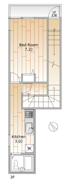 目黒区中目黒4丁目 【賃貸居住】アパート