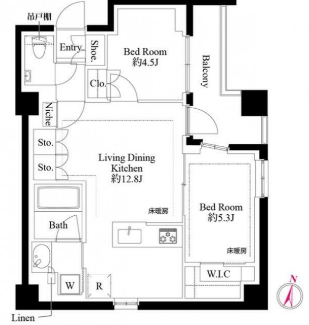 (間取)