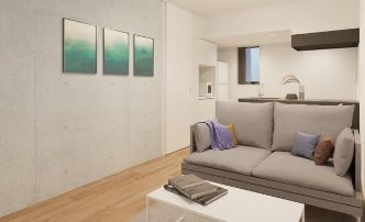 ※参考用室内パース(居間)