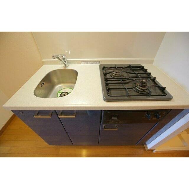 システムキッチン（2口ガスコンロ）(キッチン)