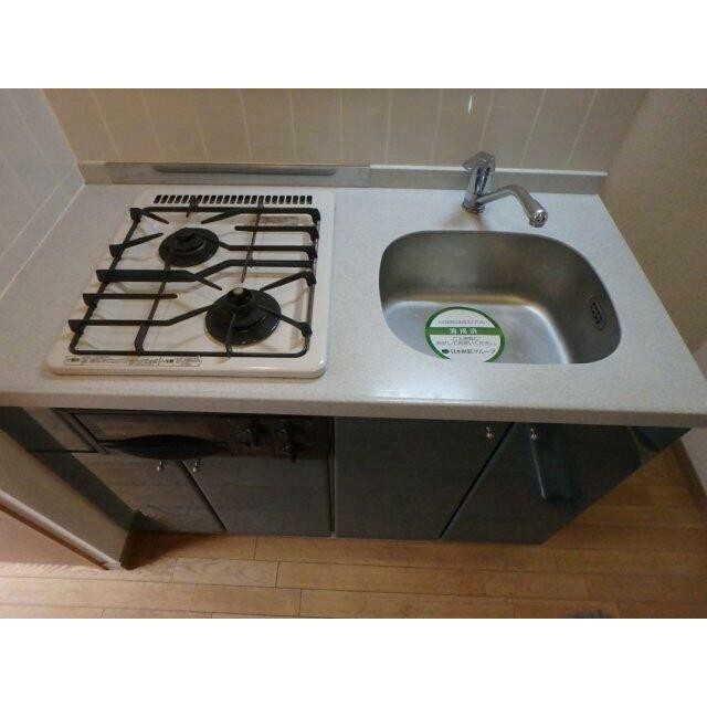 システムキッチン（2口ガスコンロ）(キッチン)