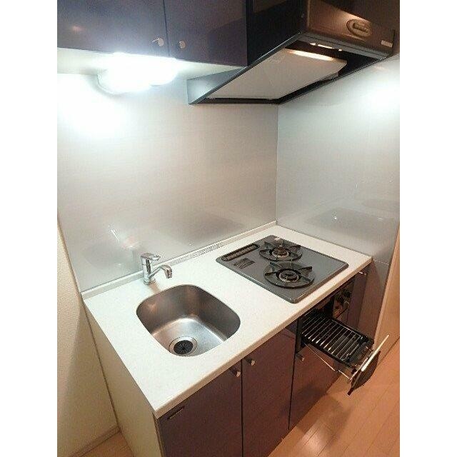 2口コンログリル付のシステムキッチン！(キッチン)