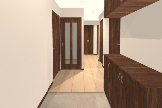 イメージ画像となります。家具や家電は実際に設置しておりません。(玄関)