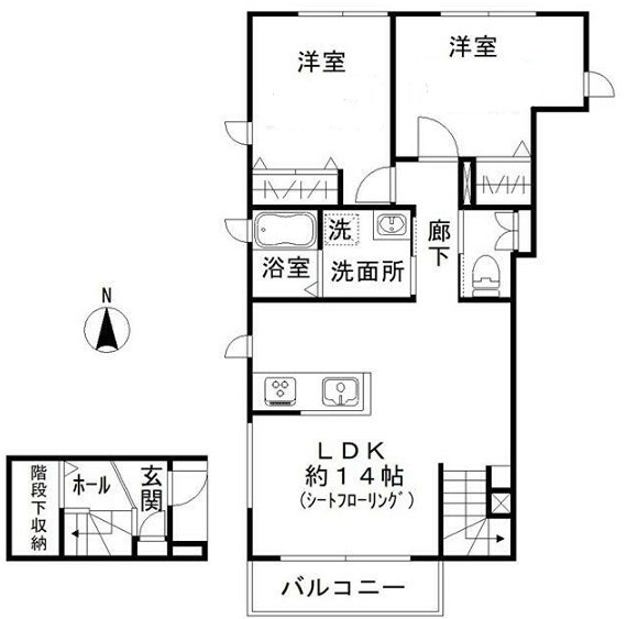 目黒区緑が丘2丁目 【賃貸居住】アパート