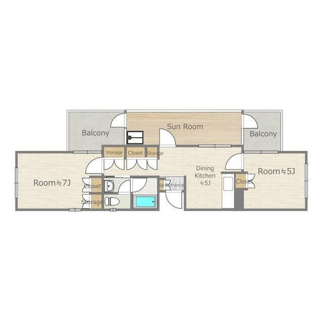 マノワール小滝園 目黒区目黒 JR山手線目黒駅 東急東横線中目黒駅 賃貸マンション(間取)