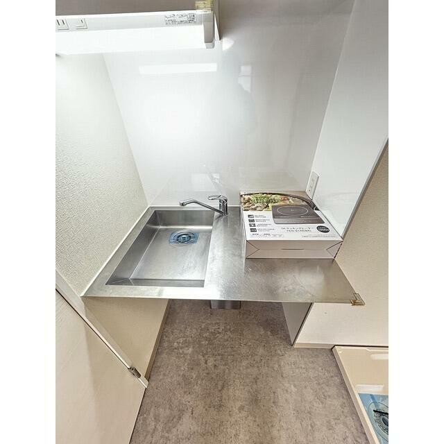 卓上IHクッキングヒーターあり/流し台スペース(キッチン)