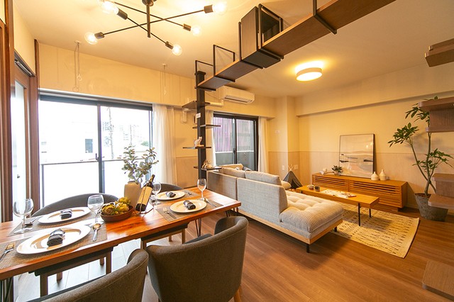 ※写真は同タイプ住戸です。(居間)