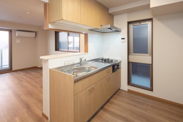 ※写真は同タイプ住戸です。(キッチン)