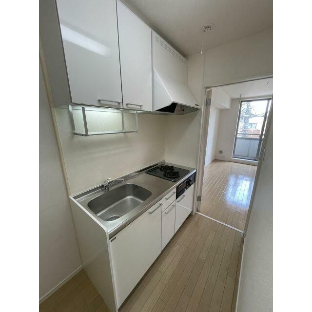 システムキッチン2口ガスコンログリル付き(キッチン)