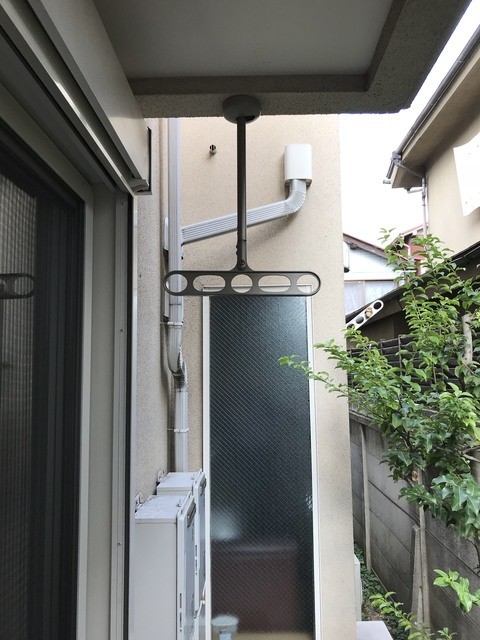 洗濯物干しアーム