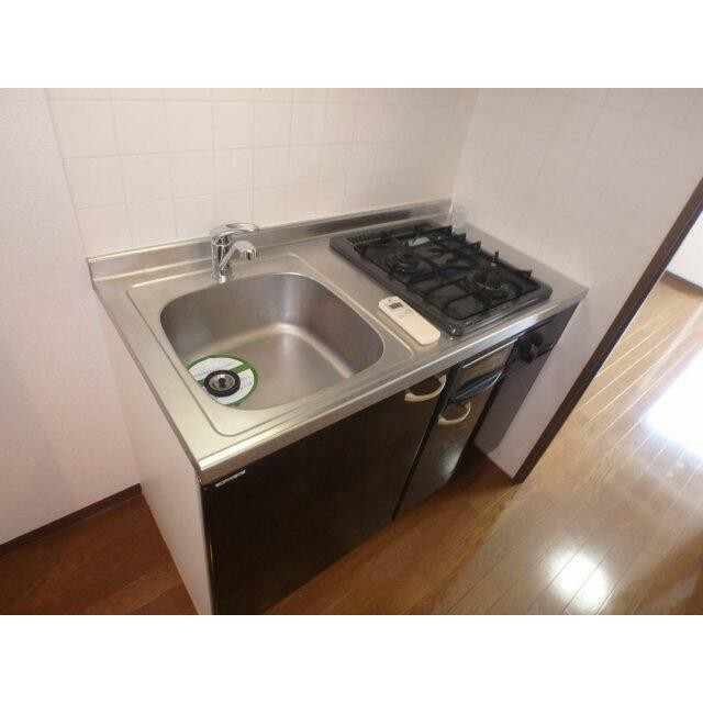 システムキッチン（2口ガスコンロ・グリル付）(キッチン)