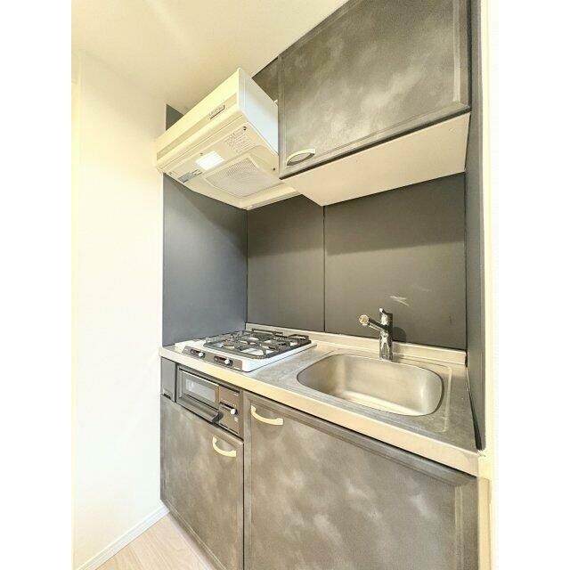 システムキッチン（2口ガスコンロ・グリル付）(キッチン)