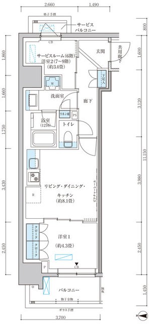 (間取)