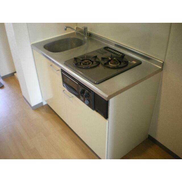 2口ガスコンロ・魚焼きグリル付き☆※写真転用(キッチン)