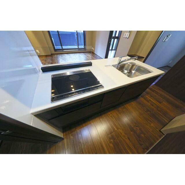 3口IHコンロ・グリル付システムキッチンです！【食洗機付】(キッチン)