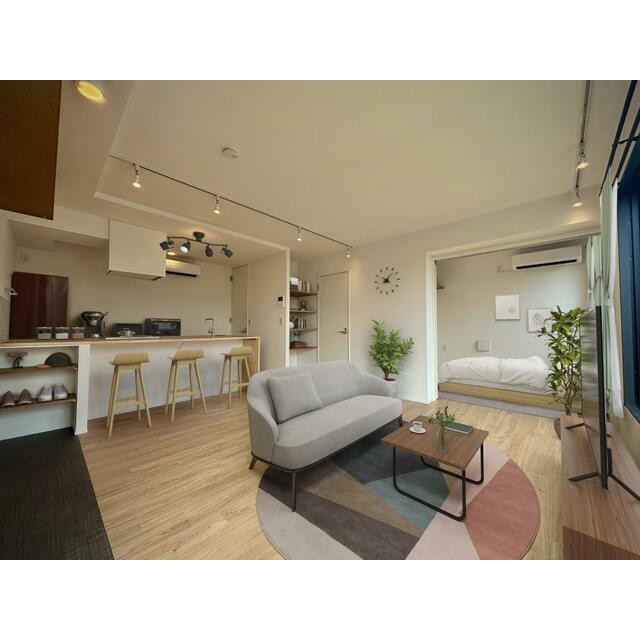 CG作成の為家具は付帯いたしません。(居間)