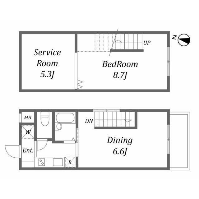 反転タイプ(間取)