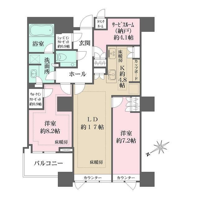 港区三田1丁目 【賃貸居住】マンション