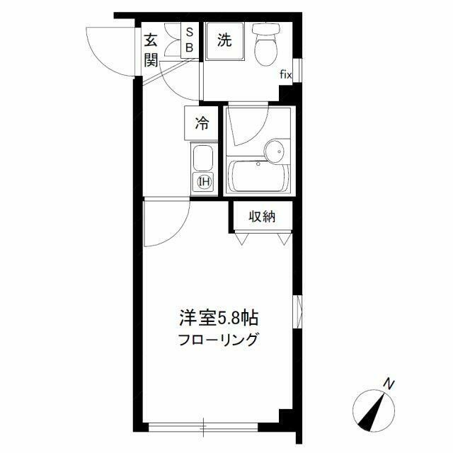 最上階★角部屋★2面採光★(間取)