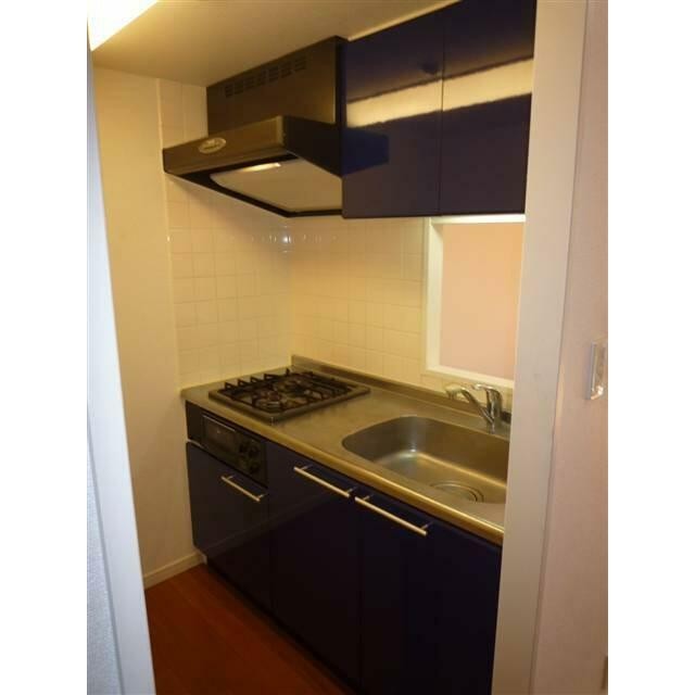 システムキッチン（2口ガスコンロ・グリル付き）(キッチン)