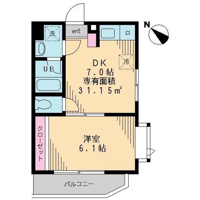使い分けのし易い1DKの間取りです♪(間取)