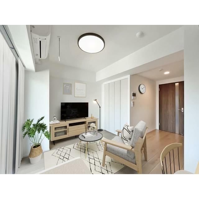 家具・調度品等はCG 加工です。実際の賃貸住居 には含まれません(居間)