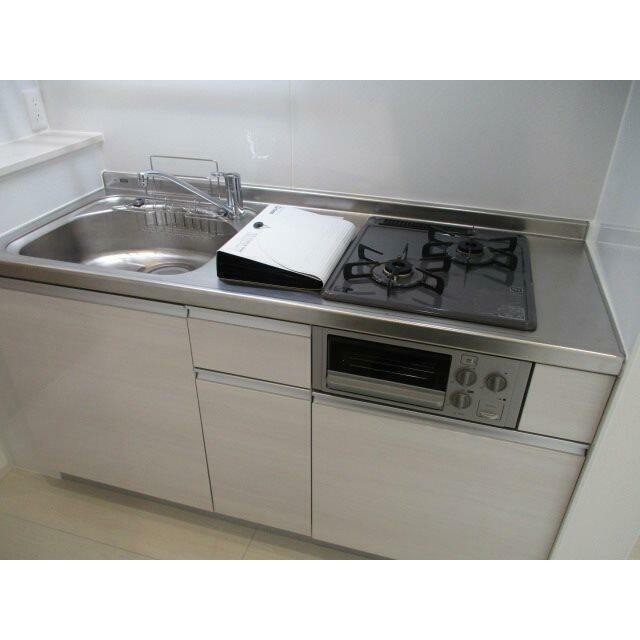 グリル付き☆2口ガスコンロ(キッチン)