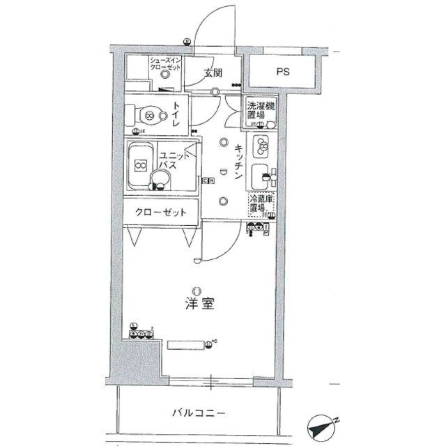 現況と相違がある場合は、現況有姿とします。(間取)