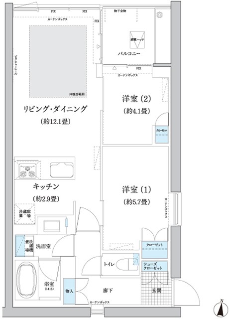 (間取)