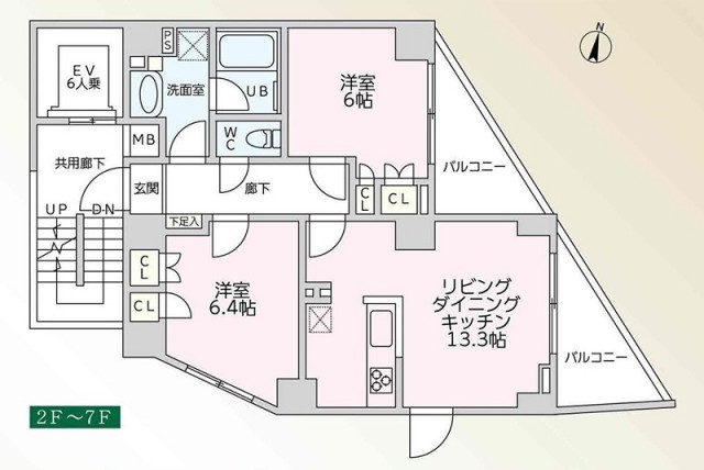 川崎市中原区丸子通1丁目 【賃貸居住】マンション