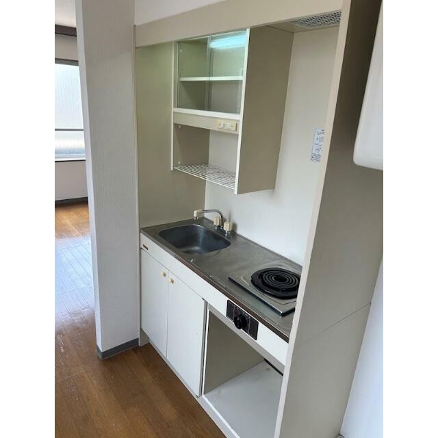ミニキッチン、電気調理器とすぐに使えます！※写真転用(キッチン)