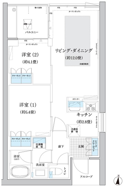 (間取)