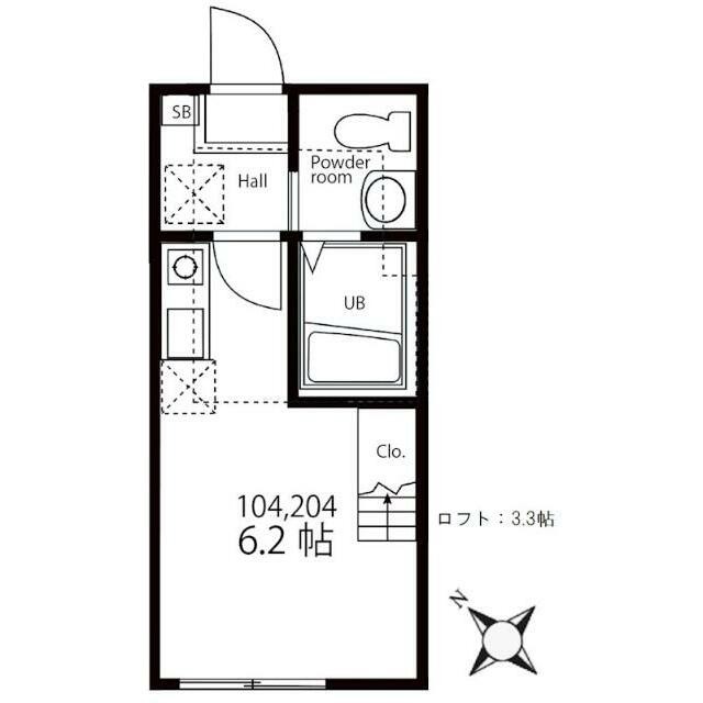 オシャレな「階段」のあるお部屋！広々使えます！(間取)