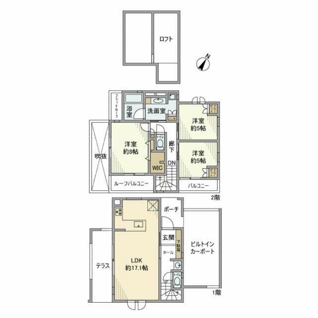 目黒区柿の木坂2丁目 【賃貸居住】一戸建