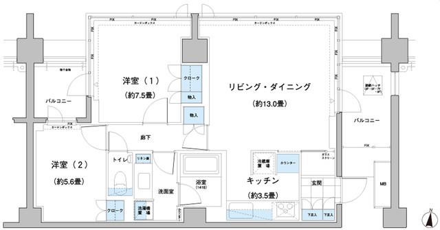 (間取)