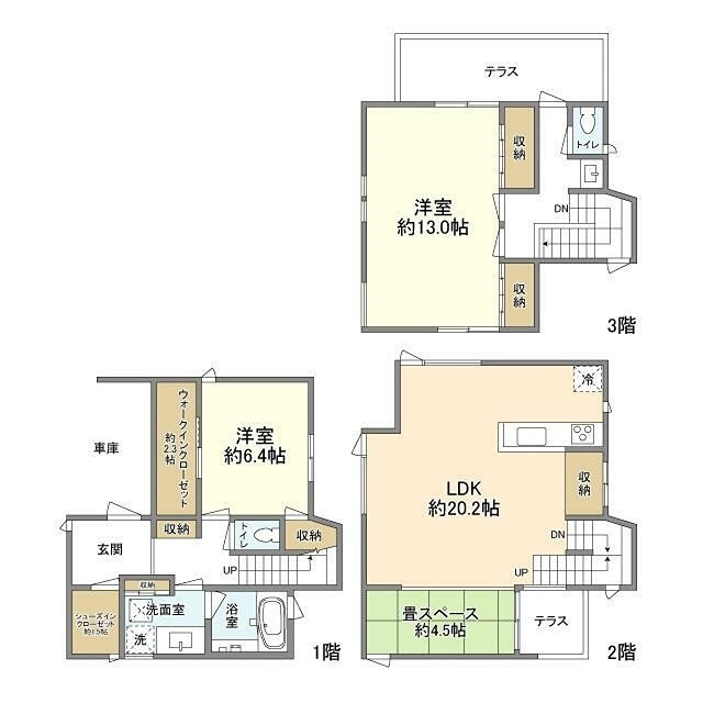 目黒区上目黒4丁目 【賃貸居住】一戸建