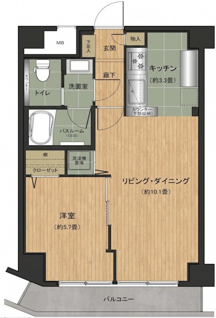 (間取)