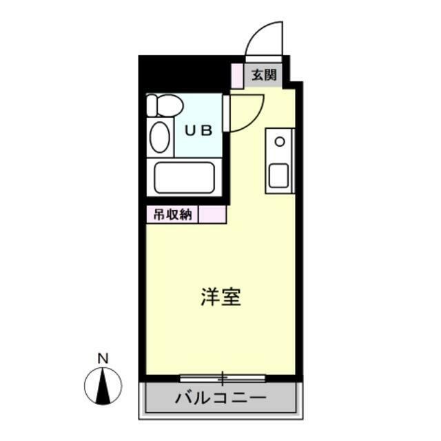 洗濯機置場なし(間取)