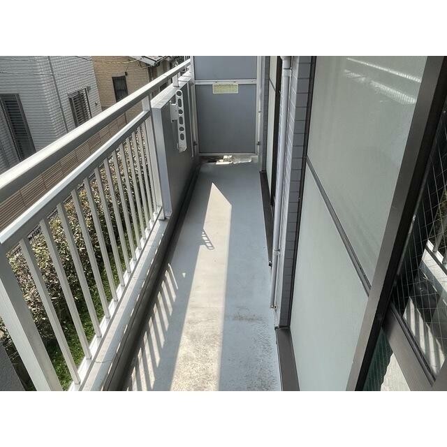 バルコニー物干し金具付