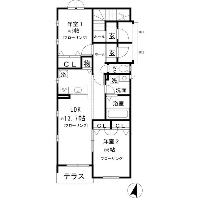 (間取)