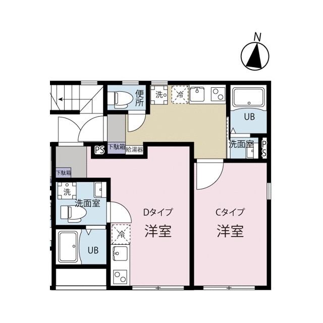 Dタイプ（現状と異なる場合は原状優先）(間取)