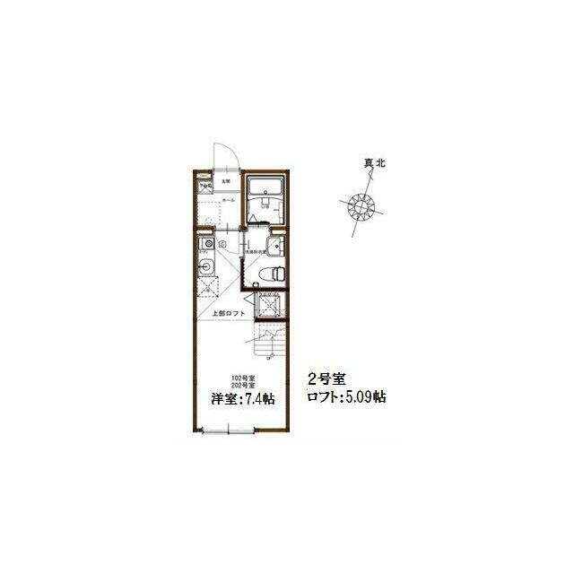 広く使える大型ロフト付きの間取り(間取)