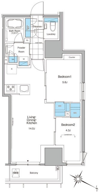 新宿区北新宿1丁目 【賃貸居住】マンション