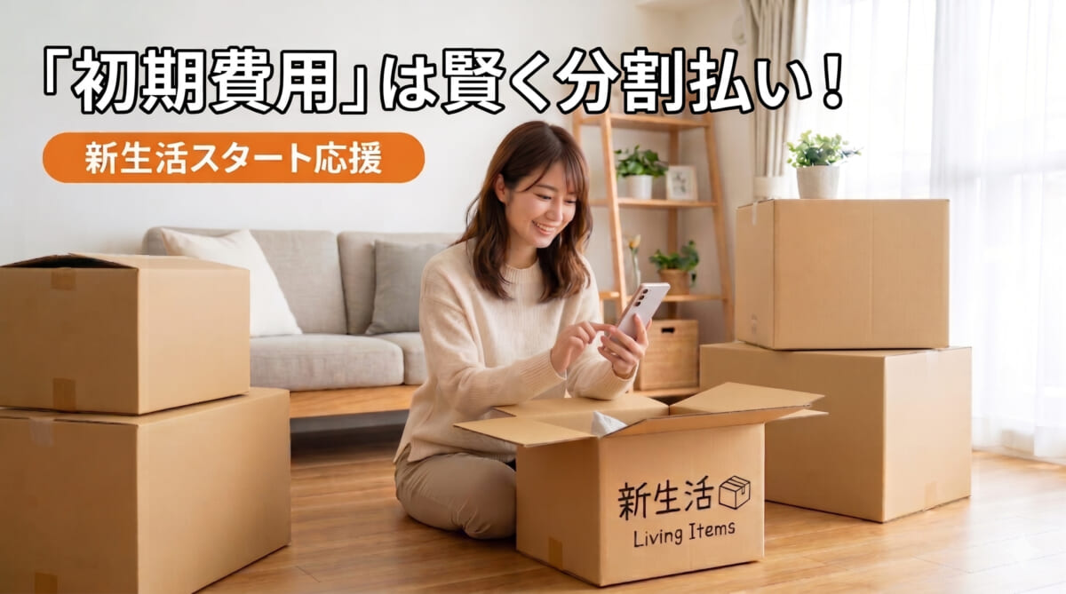 【賢く新生活をスタート！】賃貸の初期費用「分割払い」について徹底解説
